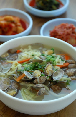 청정바지락칼국수 이미지